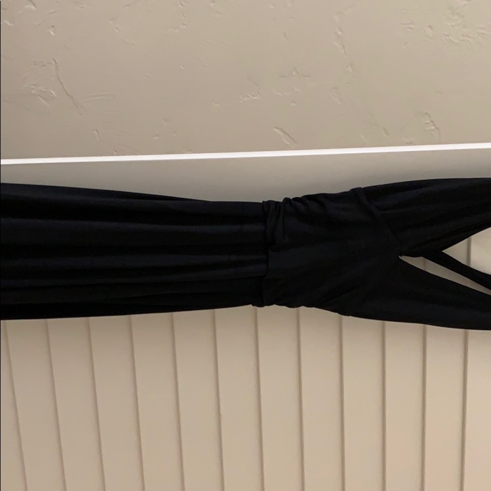 DVF black dress